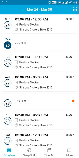 Blue Yonder Workforce APK screenshot 1