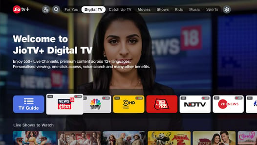 Jiotv+ APK screenshot 1