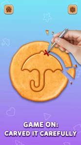 Dalgona Cookie Relaxing Games APK screenshot 1