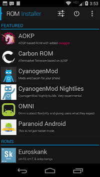 ROM Installer APK screenshot 1 ROM Installer APK screenshot 1