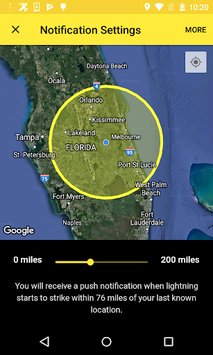 My Lightning Tracker - Live Thunderstorm Alerts APK screenshot 1