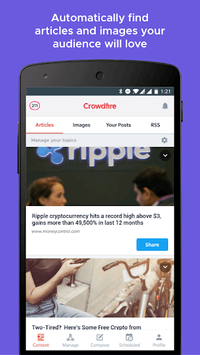 Crowdfire: Social Media Manager APK screenshot 1 Crowdfire: Social Media Manager APK screenshot 1