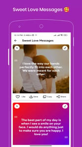 Romantic Love Messages Texts APK screenshot 1