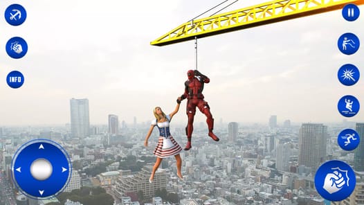 Spider Fighting Rope Hero Game APK screenshot 1