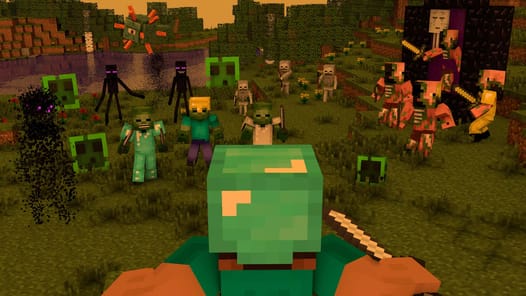 Minecraft: Zombie and Mutant APK screenshot 1