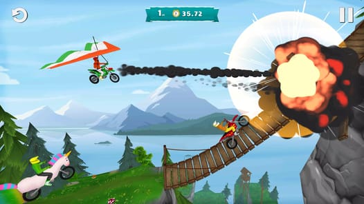 Airborne Motocross APK screenshot 1