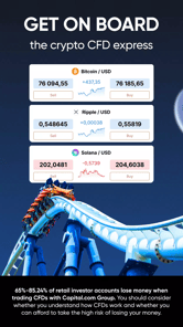 Bitcoin trading - Capital.com APK screenshot 1