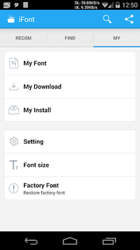 iFont(Expert of Fonts) APK screenshot 1