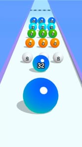 Ball Run 2048: merge number APK screenshot 1
