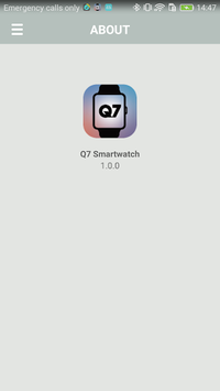 Q7 SmartWatch APK screenshot 1