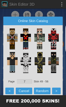Skin Editor 3D for Minecraft APK screenshot 1 Skin Editor 3D for Minecraft APK screenshot 1