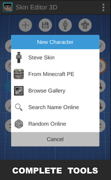Skin Editor 3D for Minecraft APK screenshot 1 Skin Editor 3D for Minecraft APK screenshot 1