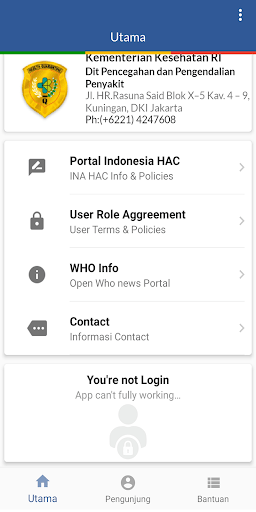 eHAC Indonesia APK screenshot 1 eHAC Indonesia APK screenshot 1