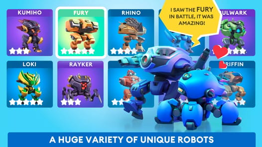 Little Big Robots. Mech Battle APK screenshot 1