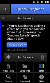 ListNote Speech-to-Text Notes APK screenshot 1