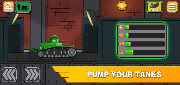 Tank Battle War 2d: vs Boss APK screenshot 1