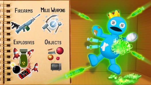Kick The Rainbow Monster APK screenshot 1