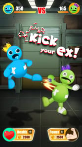 Kick The Rainbow Monster APK screenshot 1