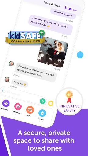Kinzoo Messenger For Kids APK screenshot 1