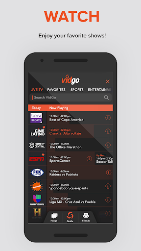 Vidgo APK screenshot 1 Vidgo APK screenshot 1