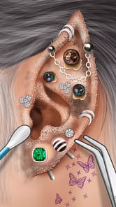 Ear Salon ASMR Ear Wax& Tattoo APK screenshot 1