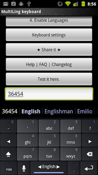 MultiLing Keyboard APK screenshot 1 MultiLing Keyboard APK screenshot 1