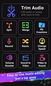 Edit Music - Audio Trim, merge APK screenshot 1