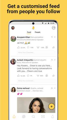 Koo: The Voices of India APK screenshot 1 Koo: The Voices of India APK screenshot 1
