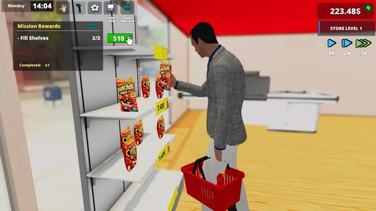 Retail Supermarket Simulator APK screenshot 1