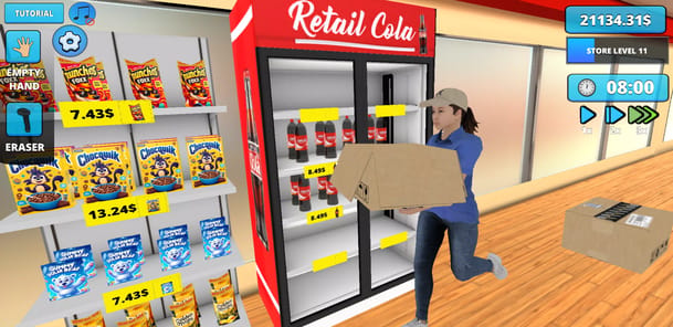 Retail Supermarket Simulator APK screenshot 1