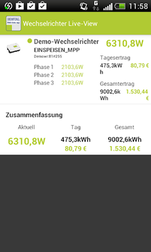 KOSTAL  Solar App APK screenshot 1