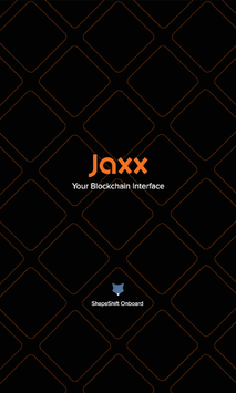 Jaxx Blockchain Wallet APK screenshot 1