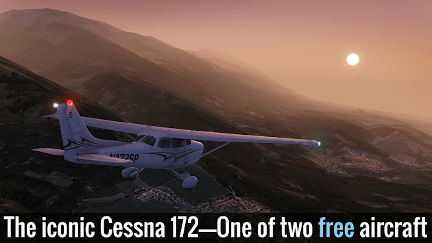 X-Plane 10 Flight Simulator APK screenshot 1 X-Plane 10 Flight Simulator APK screenshot 1
