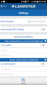 Landstar Connect APK screenshot 1