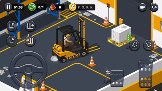 Forklift Extreme Simulator APK screenshot 1