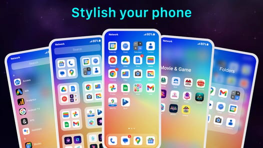 Launcher OS 2025: Fast & Clean APK screenshot 1