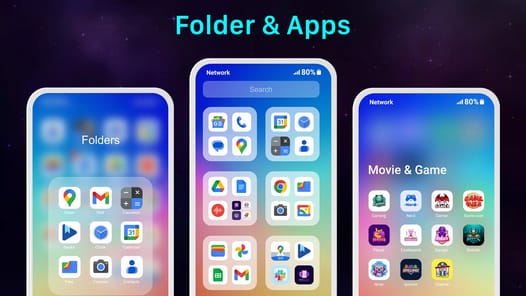 Launcher OS 2025: Fast & Clean APK screenshot 1