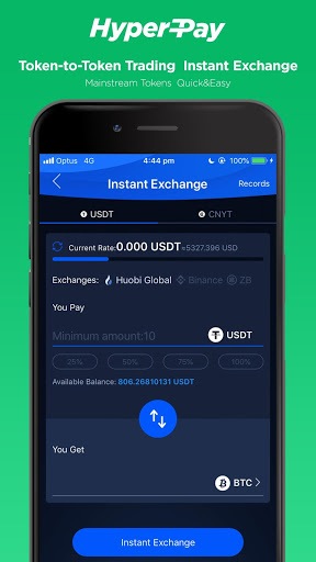 HyperPay: Crypto & BTC Wallet APK screenshot 1