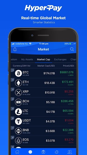 HyperPay: Crypto & BTC Wallet APK screenshot 1