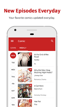 Lezhin Comics - Daily Releases APK screenshot 1