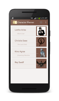 Character Story Planner APK screenshot 1