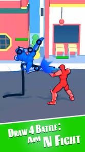 Draw 4 Battle: Aim N Fight APK screenshot 1