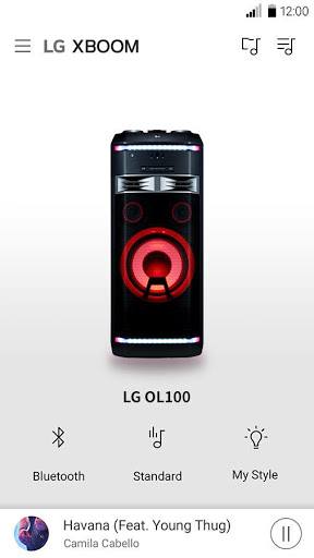 LG XBOOM APK screenshot 1