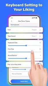 Fonts Keyboard: Themes & Emoji APK screenshot 1