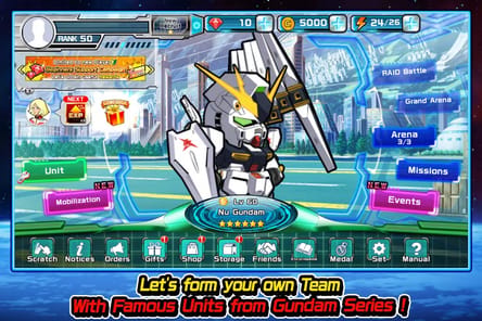 LINE: Gundam Wars APK screenshot 1