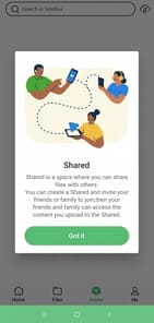 TeleDisk: Cloud Storage APK screenshot 1