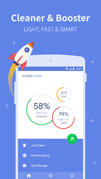 Power Clean - Antivirus & Phone Cleaner App APK screenshot 1