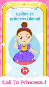 princess phone game APK screenshot 1
