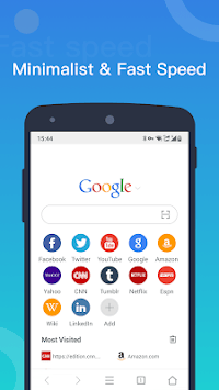 Pure Browser - Fast & Video download & Ad Blocker APK screenshot 1