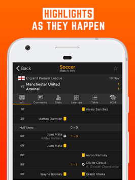 LiveScore: Live Sport Updates APK screenshot 1 LiveScore: Live Sport Updates APK screenshot 1